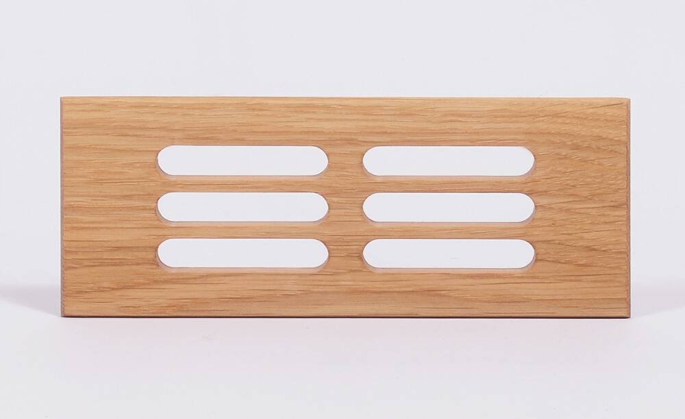 drewniana kratka wentylacyjna 200*80 mm